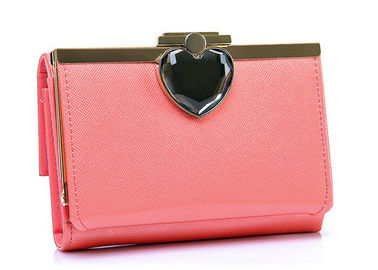 Shiny toothpick grain PU Purses efficiency large capacity design