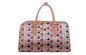 Cute apple pattern water proof cloth travel bags travel suitcase with zipper