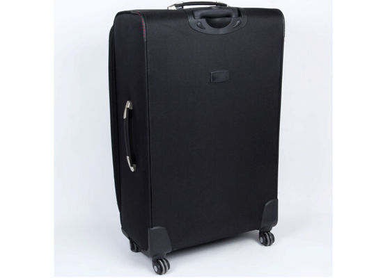 Telescopic aluminum trolley travel luggage sets for men with net compartment