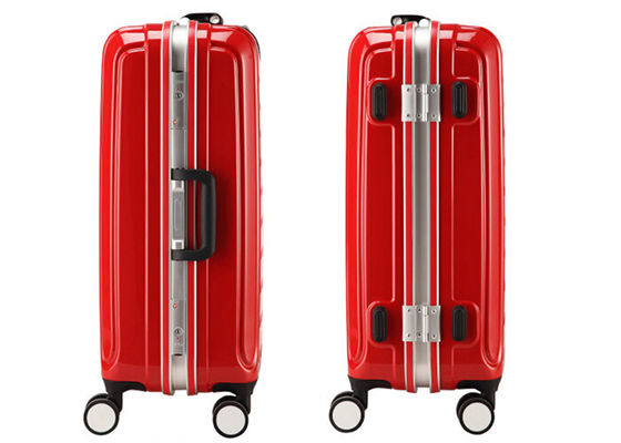 Portable ABS luggage set with 150D nylon interior lining four wheel luggage sets
