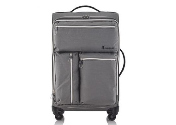 Water proof nylon fabric Lightweight Travel Luggage trolley 4 wheeled suitcases