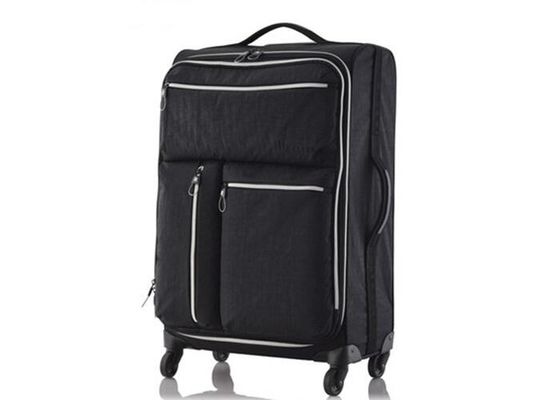 Water proof nylon fabric Lightweight Travel Luggage trolley 4 wheeled suitcases