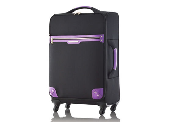 190T Full lining lightweight cabin luggage with wheels 19 24 inch suitcase for men