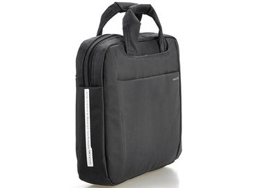 Black Leisure lightweight laptop computer bags with silkscreen logo or rubber logo
