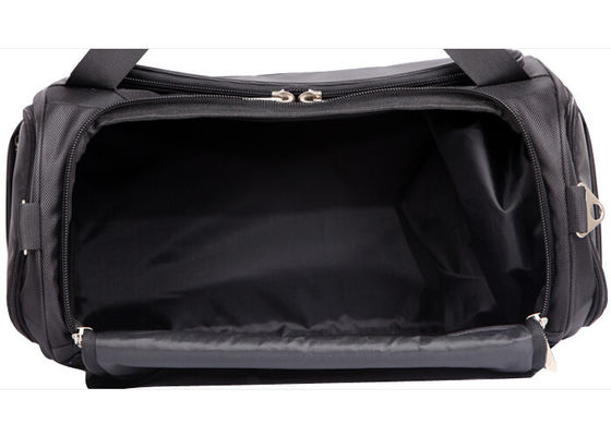 Travel large black duffle bag for men OEM / ODM Passed EN71 , RoHS