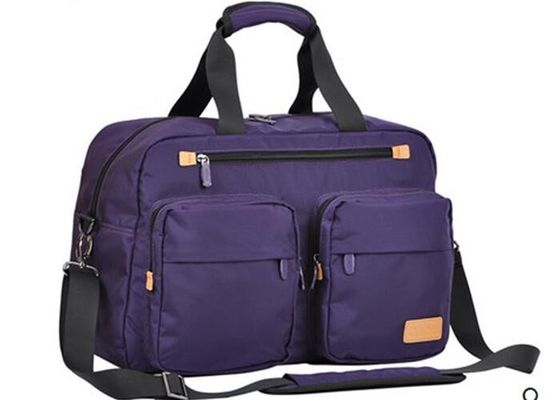 Lightweight Sports padded duffle bags , large duffle bags for travel dark blue or purple color