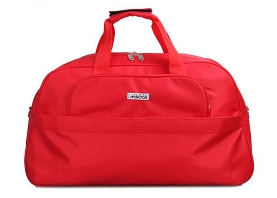 Waterproof nylon fabric Sports Duffle Bags with full lining and velcro handle