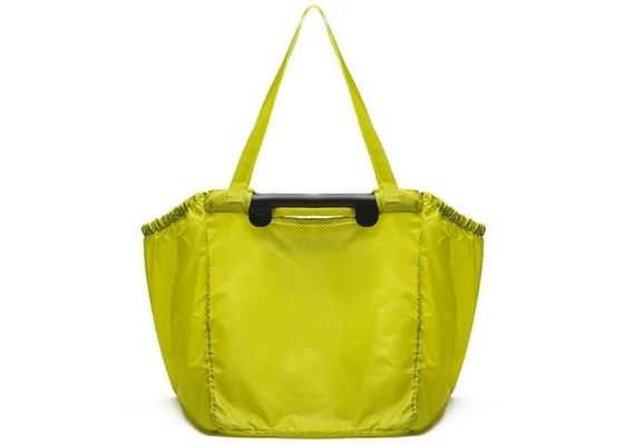 68L Ultra big capacity 420D nylon fabric portable shopping bag with bearing handle recyclable