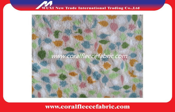Portable Woven Coral Fleece Fabric Shop , Anti Pill Fleece Prints Fabric