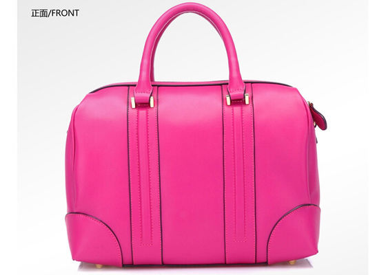 High grade leather Fashion Ladies Handbags with  hareware shackles , travel tote bags for women