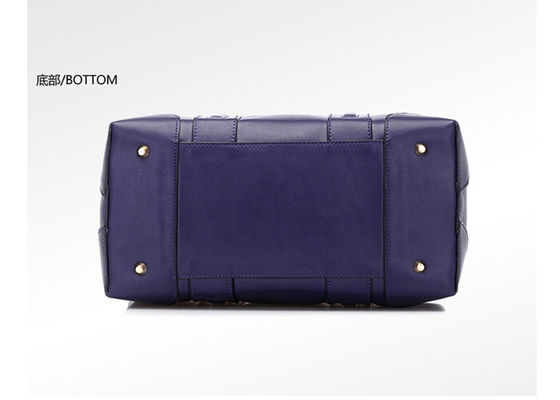 High grade leather Fashion Ladies Handbags with  hareware shackles , travel tote bags for women