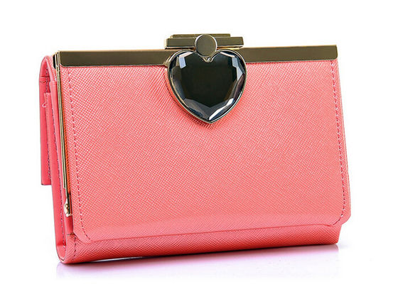 Shiny toothpick grain PU Purses efficiency large capacity design