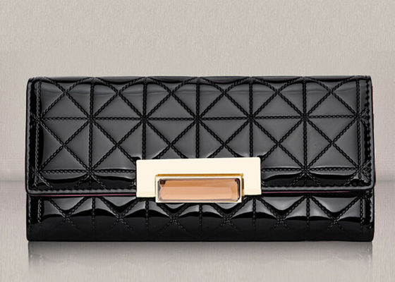 Large capacity diamond embroidery pattern Wallets And Purses with detachable screens