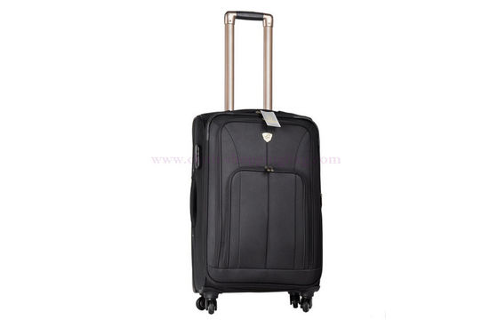 Heavy duty retractable handle purple trolley travel bag for women