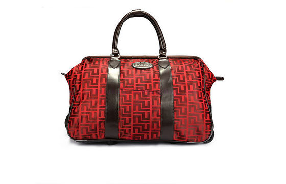 Large main compartment cloth travel bags with logo printing